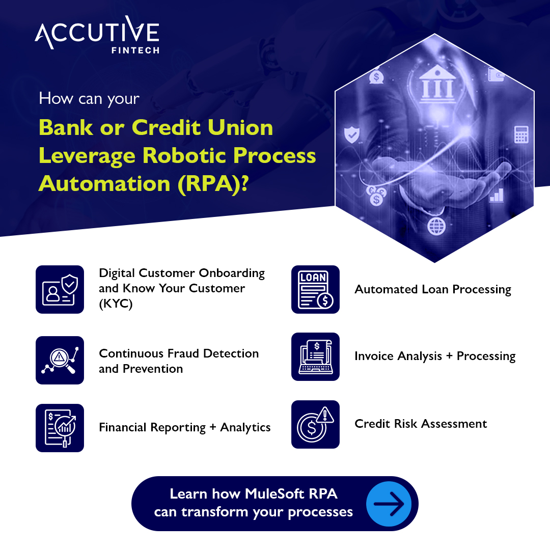 MuleSoft RPA use cases for banks and credit unions