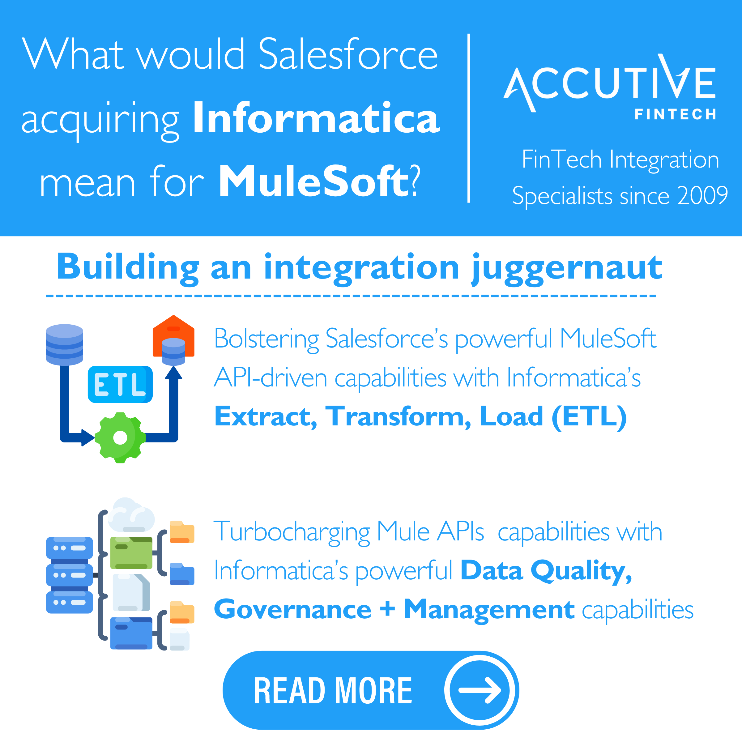 Implications of potential Salesforce acquisition of Informatica for MuleSoft platform